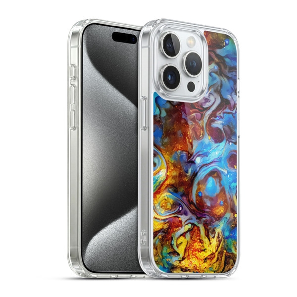 Cosmo18 Jupiter Fantasy Burst Soft Gel Case for Apple iPhone 15 Pro & MagSafe