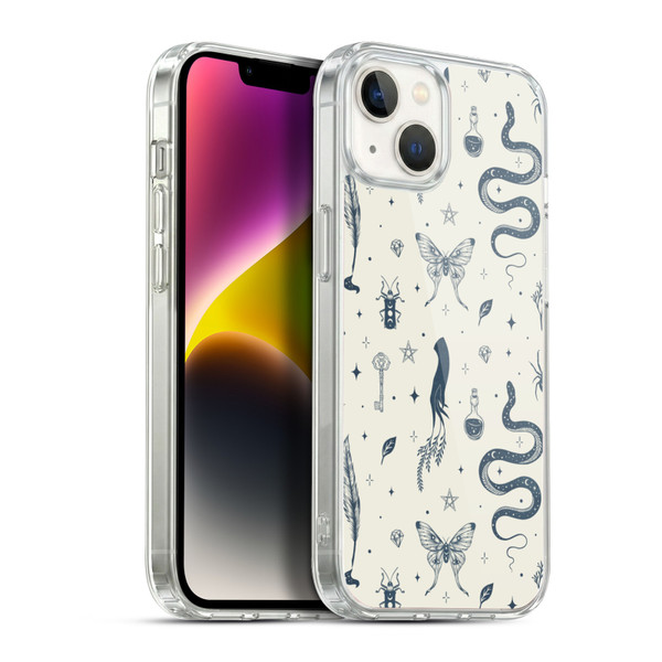 Episodic Drawing Art Mystical Collection Soft Gel Case for Apple iPhone 14 Plus & MagSafe