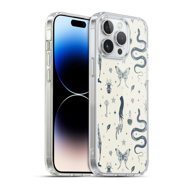 Episodic Drawing Art Mystical Collection Soft Gel Case for Apple iPhone 14 Pro Max & MagSafe