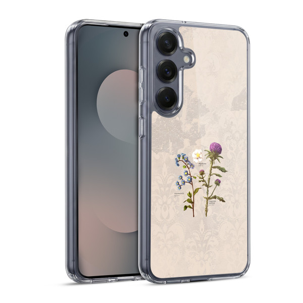 Outlander Graphics Flowers Soft Gel Case for Samsung Galaxy S25 & MagSafe