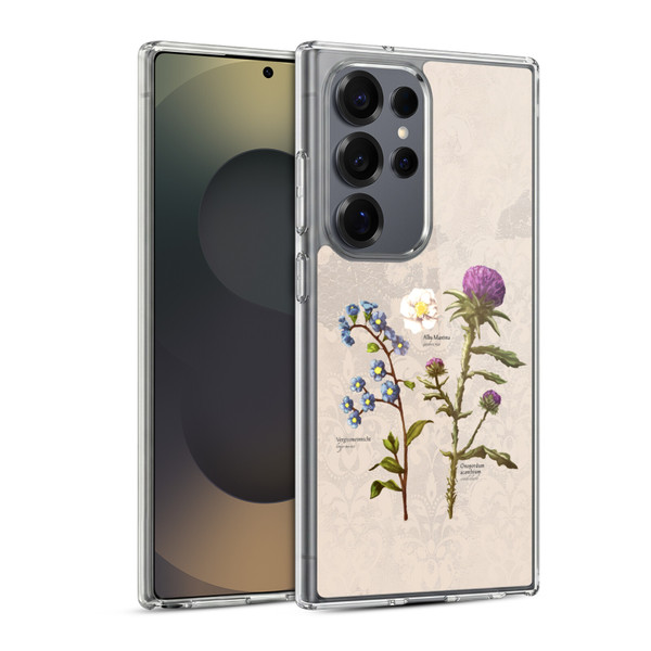 Outlander Graphics Flowers Soft Gel Case for Samsung Galaxy S25 Ultra & MagSafe