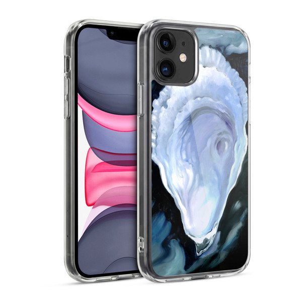 Paul Brent Sea Creatures Oyster Black Soft Gel Case for Apple iPhone 11