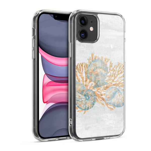 Paul Brent Sea Creatures Shells Soft Gel Case for Apple iPhone 11
