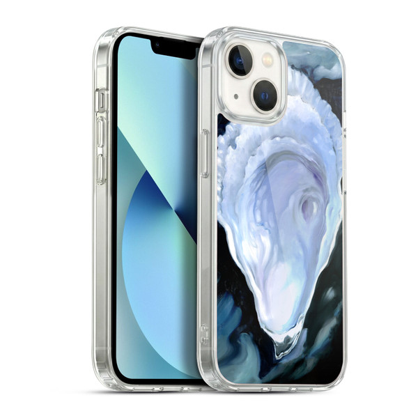 Paul Brent Sea Creatures Oyster Black Soft Gel Case for Apple iPhone 13