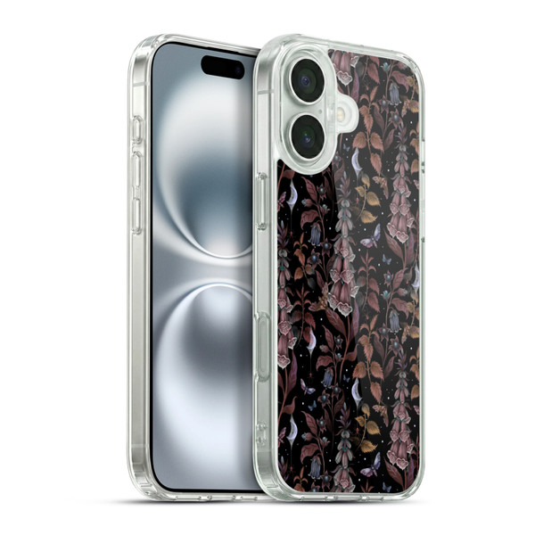 Episodic Drawing Art Witch Garden Pattern Soft Gel Case for Apple iPhone 16 Plus & MagSafe