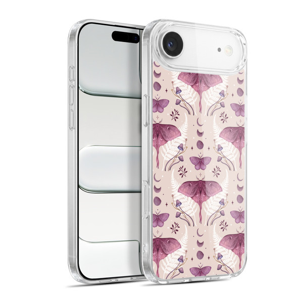 Episodic Drawing Art Emerald Pink Pattern Soft Gel Case for Apple iPhone 17 Air