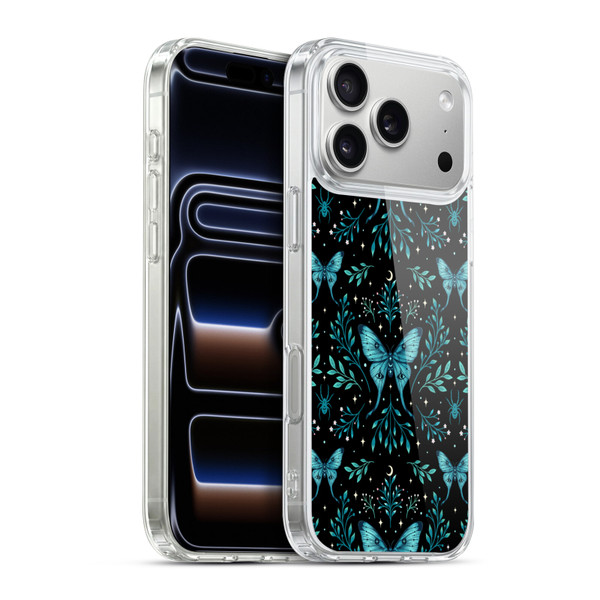 Episodic Drawing Art Butterfly Pattern Soft Gel Case for Apple iPhone 17 Pro Max