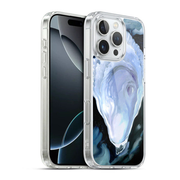 Paul Brent Sea Creatures Oyster Black Soft Gel Case for Apple iPhone 16 Pro & MagSafe