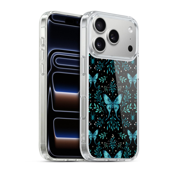 Episodic Drawing Art Butterfly Pattern Soft Gel Case for Apple iPhone 17 Pro