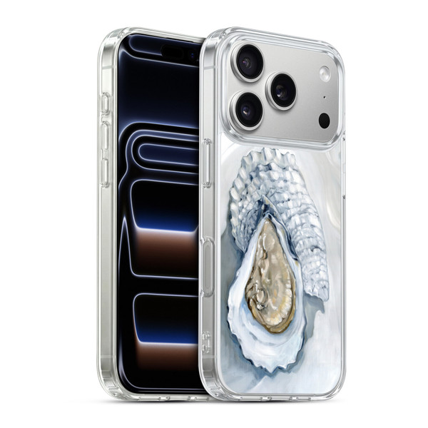 Paul Brent Sea Creatures Oyster White Soft Gel Case for Apple iPhone 17 Pro