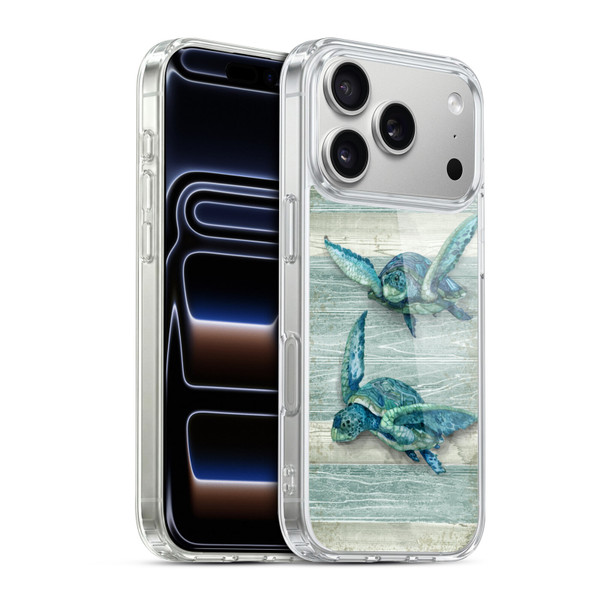 Paul Brent Sea Creatures Turtle Soft Gel Case for Apple iPhone 17 Pro