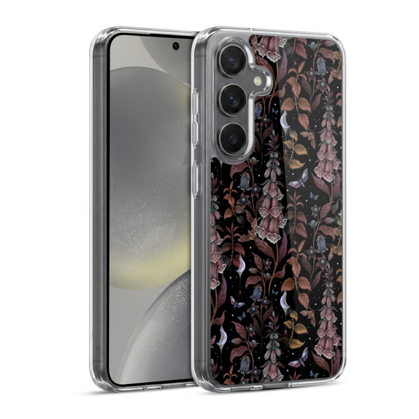 Episodic Drawing Art Witch Garden Pattern Soft Gel Case for Samsung Galaxy S24 5G & MagSafe
