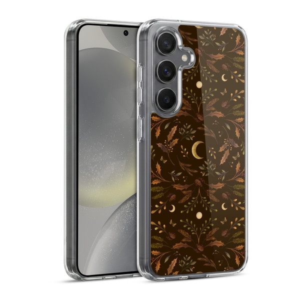 Episodic Drawing Art Winter Merry Patterns Soft Gel Case for Samsung Galaxy S24 5G & MagSafe