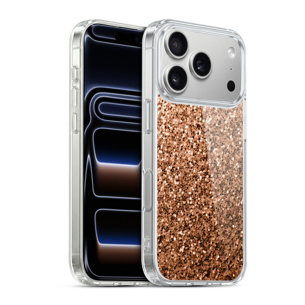 PLdesign Sparkle Prints Bronze Soft Gel Case for Apple iPhone 17 Pro