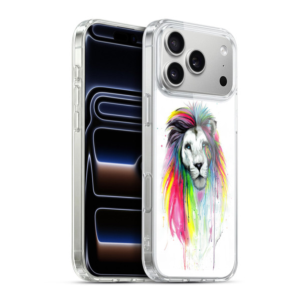 Pixie Cold Cats Rainbow Mane Soft Gel Case for Apple iPhone 17 Pro Max