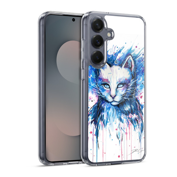 Pixie Cold Cats Space Soft Gel Case for Samsung Galaxy S25 & MagSafe