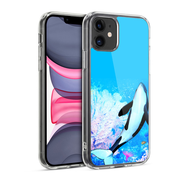 Simone Gatterwe Life In Sea Orca Soft Gel Case for Apple iPhone 11