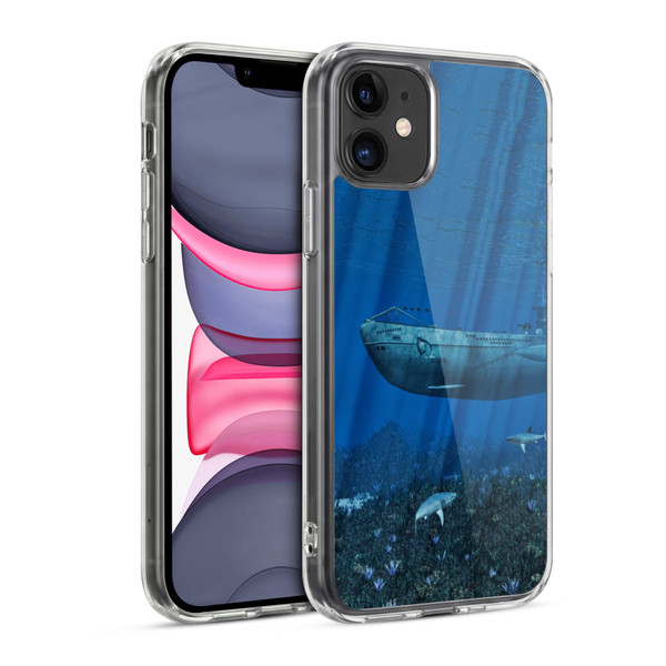Simone Gatterwe Life In Sea U99 Submarine Soft Gel Case for Apple iPhone 11