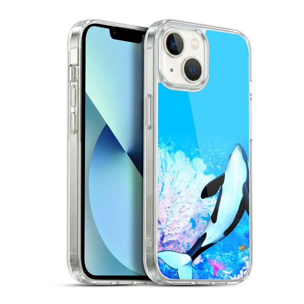 Simone Gatterwe Life In Sea Orca Soft Gel Case for Apple iPhone 13
