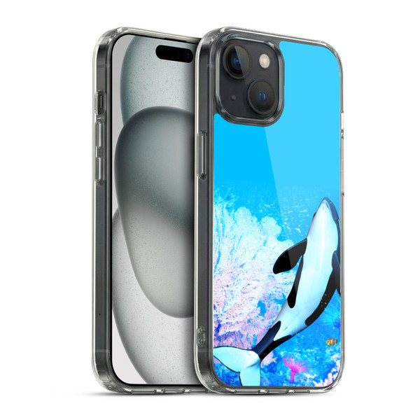 Simone Gatterwe Life In Sea Orca Soft Gel Case for Apple iPhone 15 & MagSafe