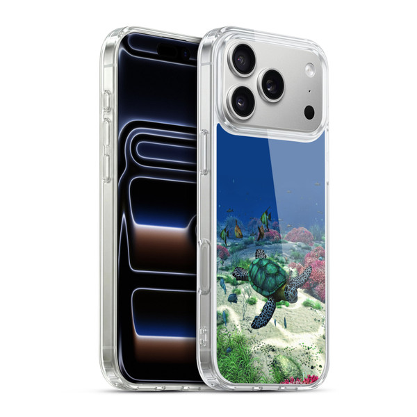 Simone Gatterwe Life In Sea Turtle Soft Gel Case for Apple iPhone 17 Pro Max