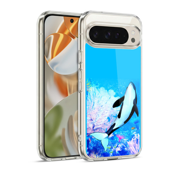 Simone Gatterwe Life In Sea Orca Soft Gel Case for Google Pixel 9 / Pixel 9 Pro