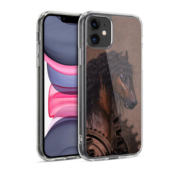 Simone Gatterwe Steampunk Horse Soft Gel Case for Apple iPhone 11