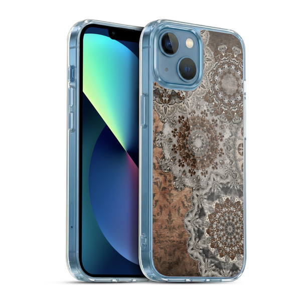 Simone Gatterwe Steampunk Vintage Mandala Soft Gel Case for Apple iPhone 13 Mini & MagSafe