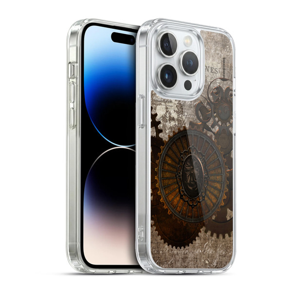 Simone Gatterwe Steampunk Letter Soft Gel Case for Apple iPhone 13 Pro & MagSafe