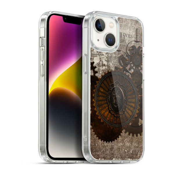 Simone Gatterwe Steampunk Letter Soft Gel Case for Apple iPhone 14