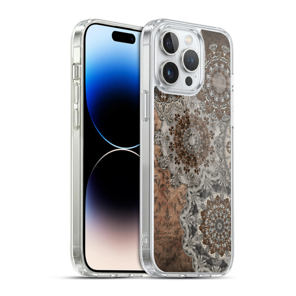 Simone Gatterwe Steampunk Vintage Mandala Soft Gel Case for Apple iPhone 14 Pro Max & MagSafe