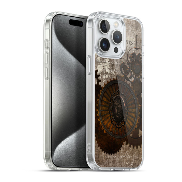 Simone Gatterwe Steampunk Letter Soft Gel Case for Apple iPhone 15 Pro Max & MagSafe