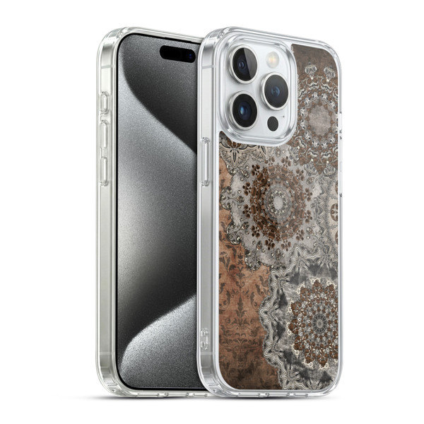 Simone Gatterwe Steampunk Vintage Mandala Soft Gel Case for Apple iPhone 15 Pro & MagSafe