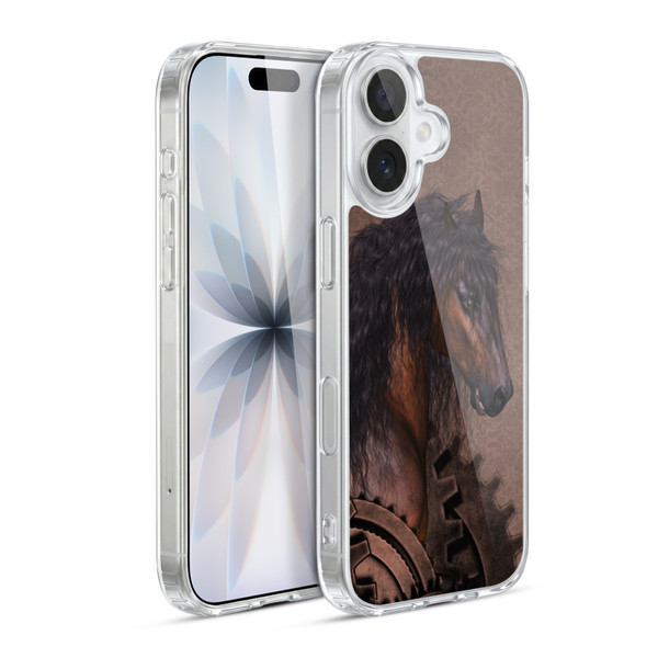 Simone Gatterwe Steampunk Horse Soft Gel Case for Apple iPhone 17