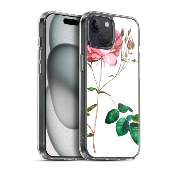 Mai Autumn Floral Blooms Rose Soft Gel Case for Apple iPhone 15 Plus & MagSafe