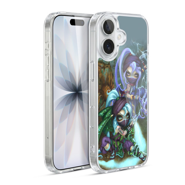 Strangeling Dragon Lightning Ninja Fairies Soft Gel Case for Apple iPhone 17
