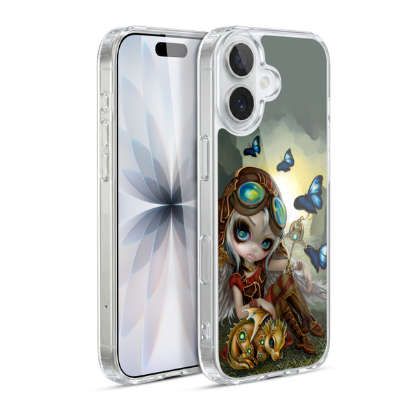 Strangeling Dragon Steampunk Fairy Soft Gel Case for Apple iPhone 17
