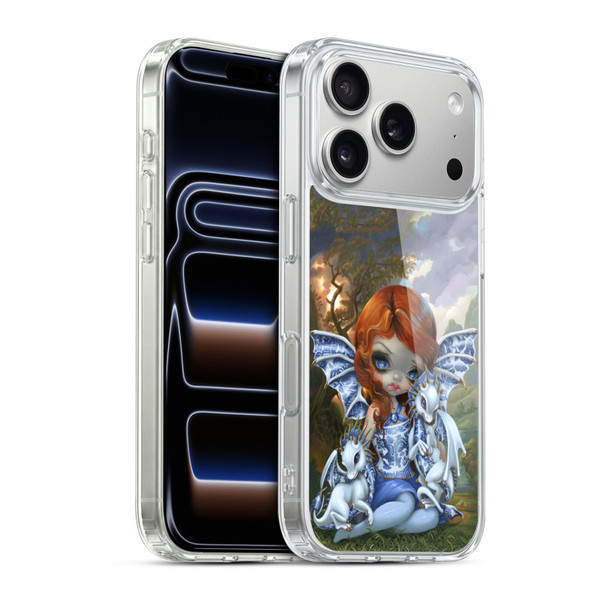 Strangeling Dragon Blue Willow Fairy Soft Gel Case for Apple iPhone 17 Pro