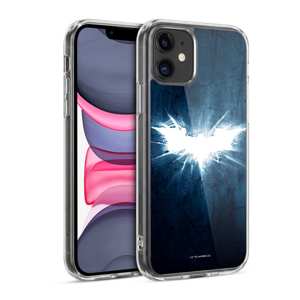 The Dark Knight Rises Logo Grunge Soft Gel Case for Apple iPhone 11