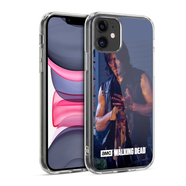 AMC The Walking Dead Filtered Characters Daryl Soft Gel Case for Apple iPhone 11