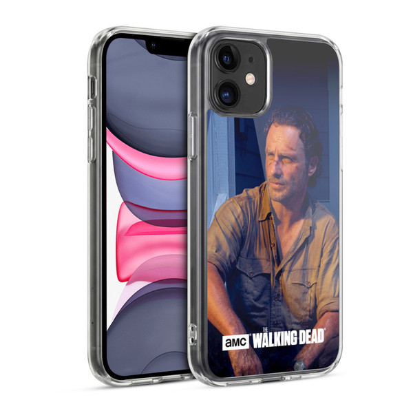 AMC The Walking Dead Filtered Characters Rick Soft Gel Case for Apple iPhone 11
