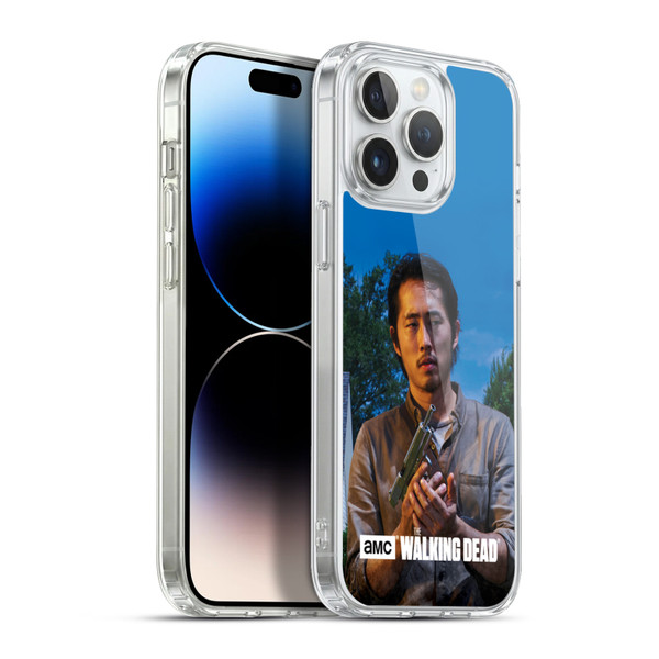 AMC The Walking Dead Filtered Characters Glenn Soft Gel Case for Apple iPhone 13 Pro Max & MagSafe