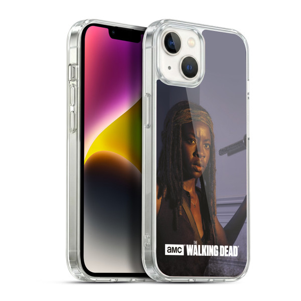 AMC The Walking Dead Filtered Characters Michonne Soft Gel Case for Apple iPhone 14 Plus & MagSafe