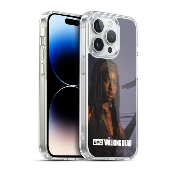 AMC The Walking Dead Filtered Characters Michonne Soft Gel Case for Apple iPhone 14 Pro & MagSafe