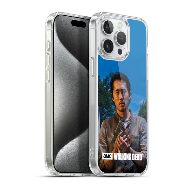AMC The Walking Dead Filtered Characters Glenn Soft Gel Case for Apple iPhone 15 Pro Max & MagSafe