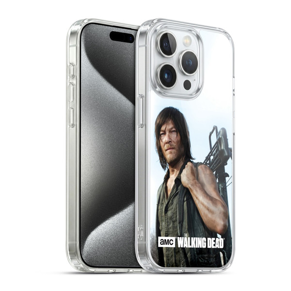 AMC The Walking Dead Filtered Characters Daryl Crossbow Soft Gel Case for Apple iPhone 15 Pro & MagSafe