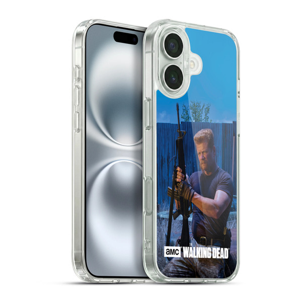 AMC The Walking Dead Filtered Characters Abraham Soft Gel Case for Apple iPhone 16 Plus & MagSafe