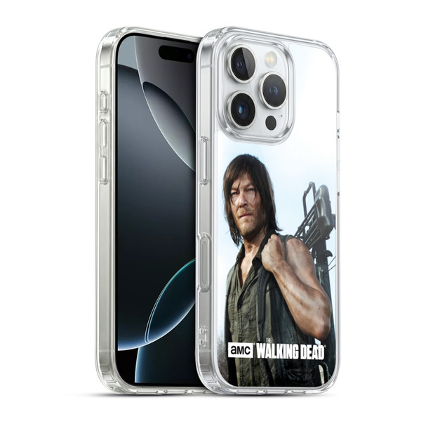 AMC The Walking Dead Filtered Characters Daryl Crossbow Soft Gel Case for Apple iPhone 16 Pro & MagSafe