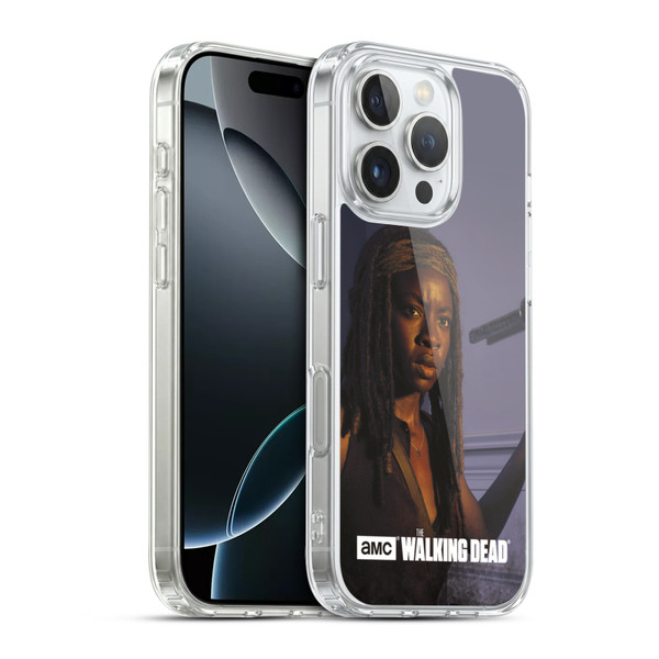 AMC The Walking Dead Filtered Characters Michonne Soft Gel Case for Apple iPhone 16 Pro & MagSafe