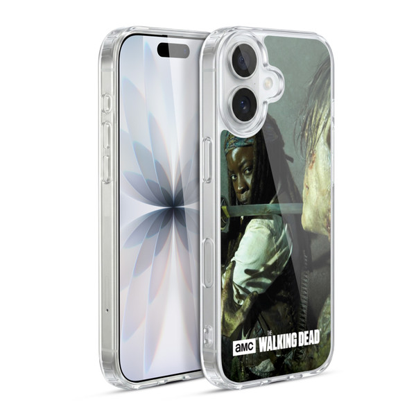 AMC The Walking Dead Filtered Characters Michonne Katana Soft Gel Case for Apple iPhone 17